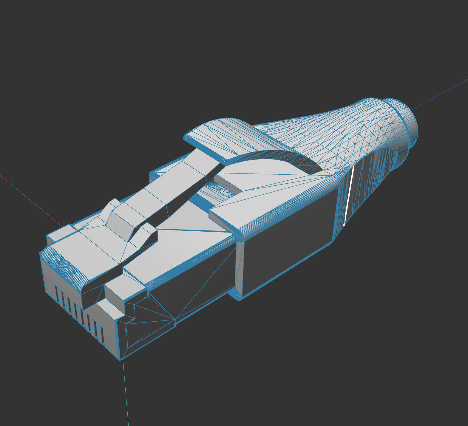 RJ-45 以太网 网线插头模型