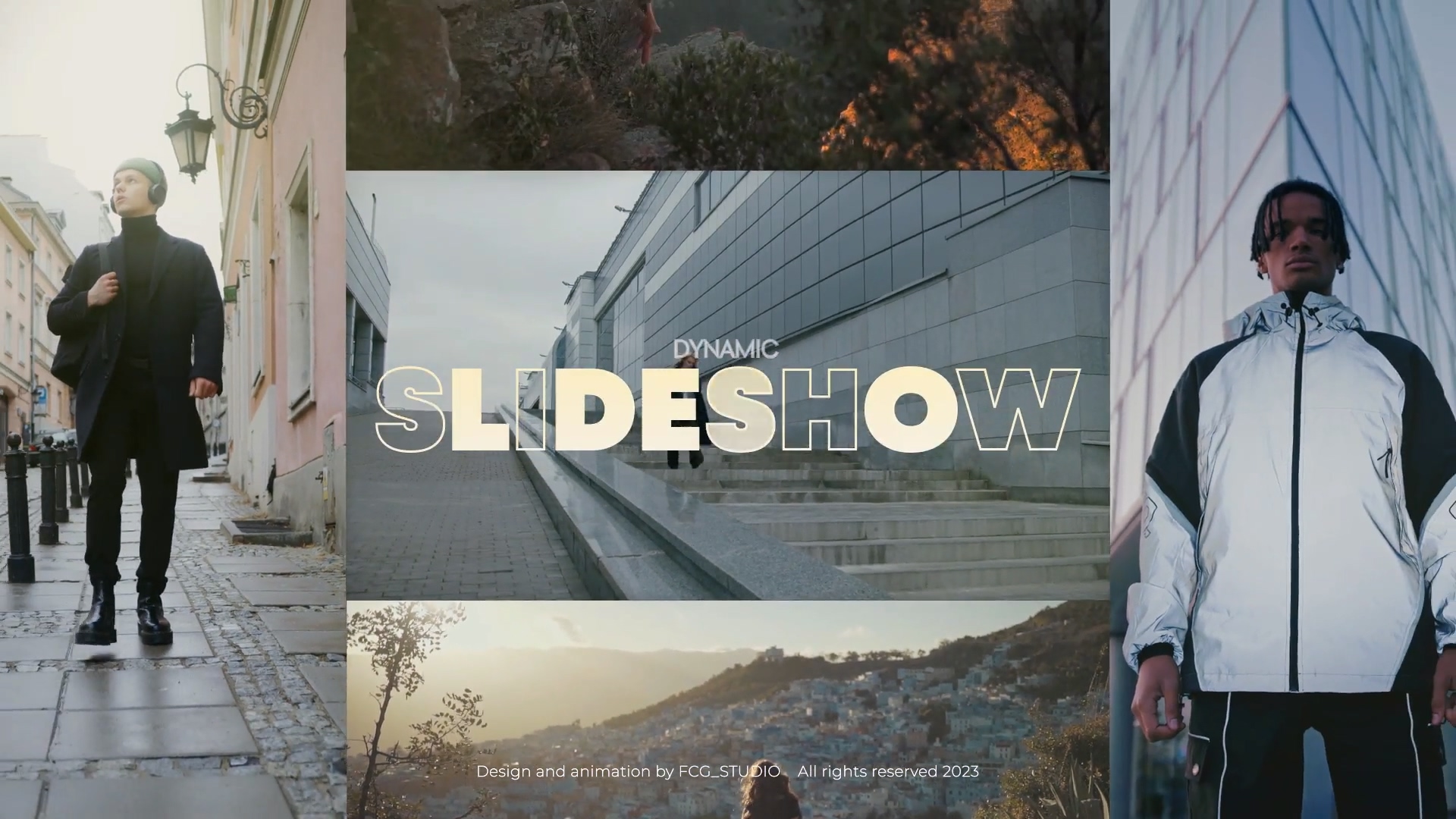 Slideshow 时尚潮流相册幻灯片视频模板