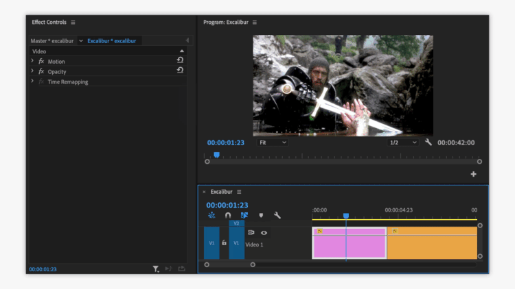 Excalibur v1.2.6 fro Premiere 快速搜索特效管理插件