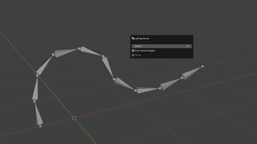IKurve v1.0 fro Blender IK绑定辅助插件
