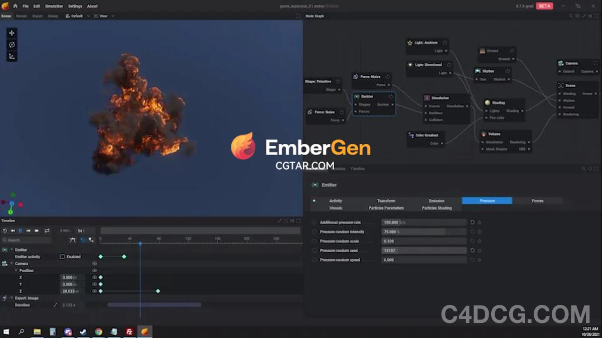 JangaFX EmberGen Enterprise v1.2.6 特效模拟软件