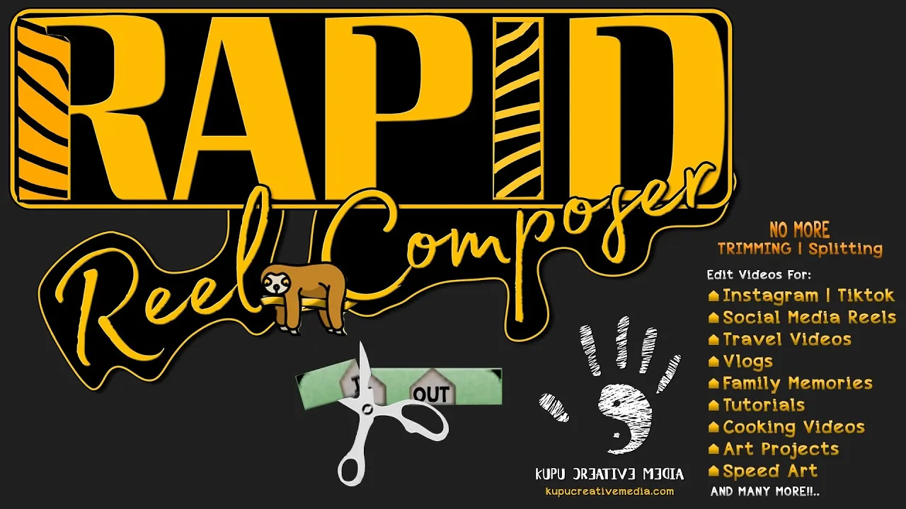 Rapid Reel Composer V1.0 After Effects 自动剪辑脚本