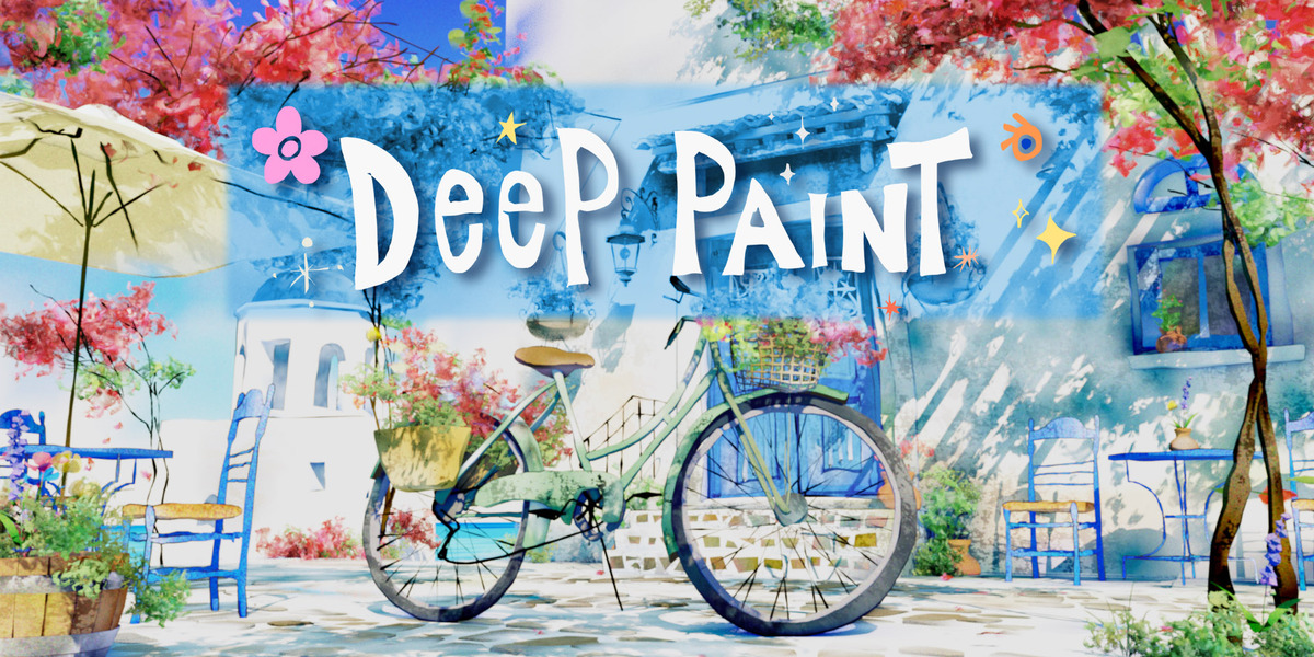 Deep Paint Pro v1.2.4 fro Blender 三维场景绘画插件