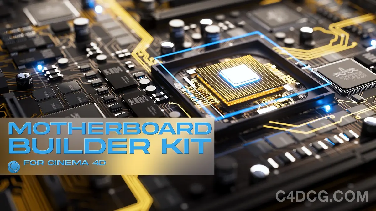 Motherboard Builder Kit v1 电脑处理器元器件模型预设