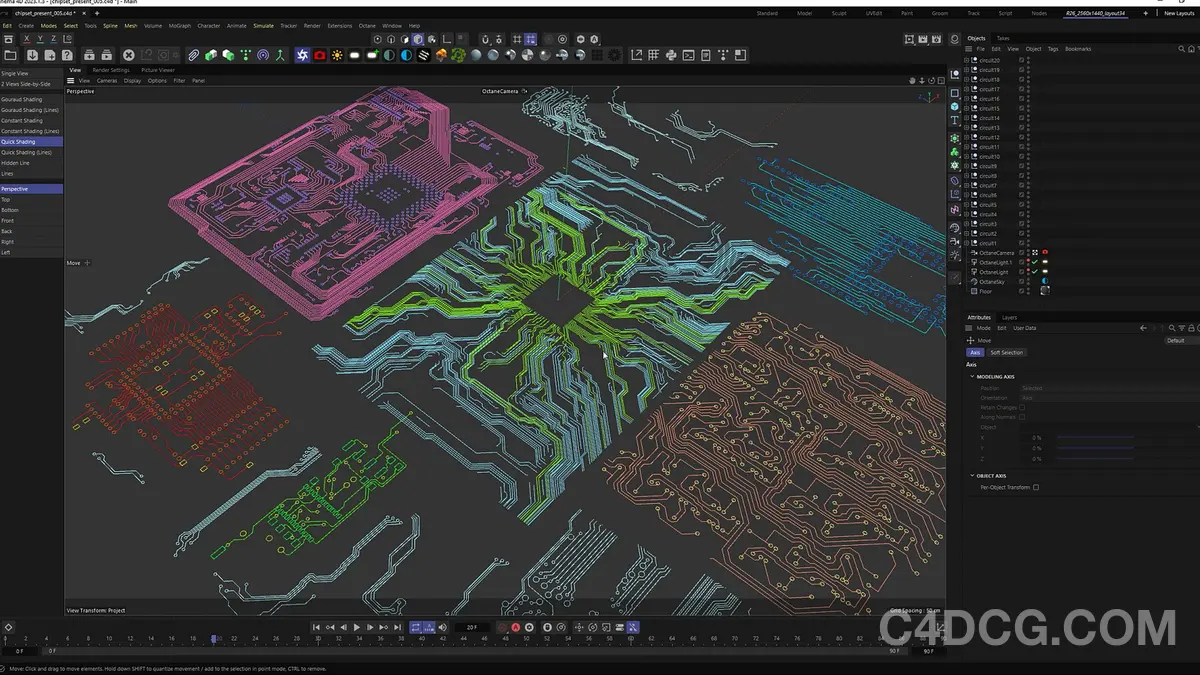 Motherboard Builder Kit v1 电脑处理器元器件模型预设