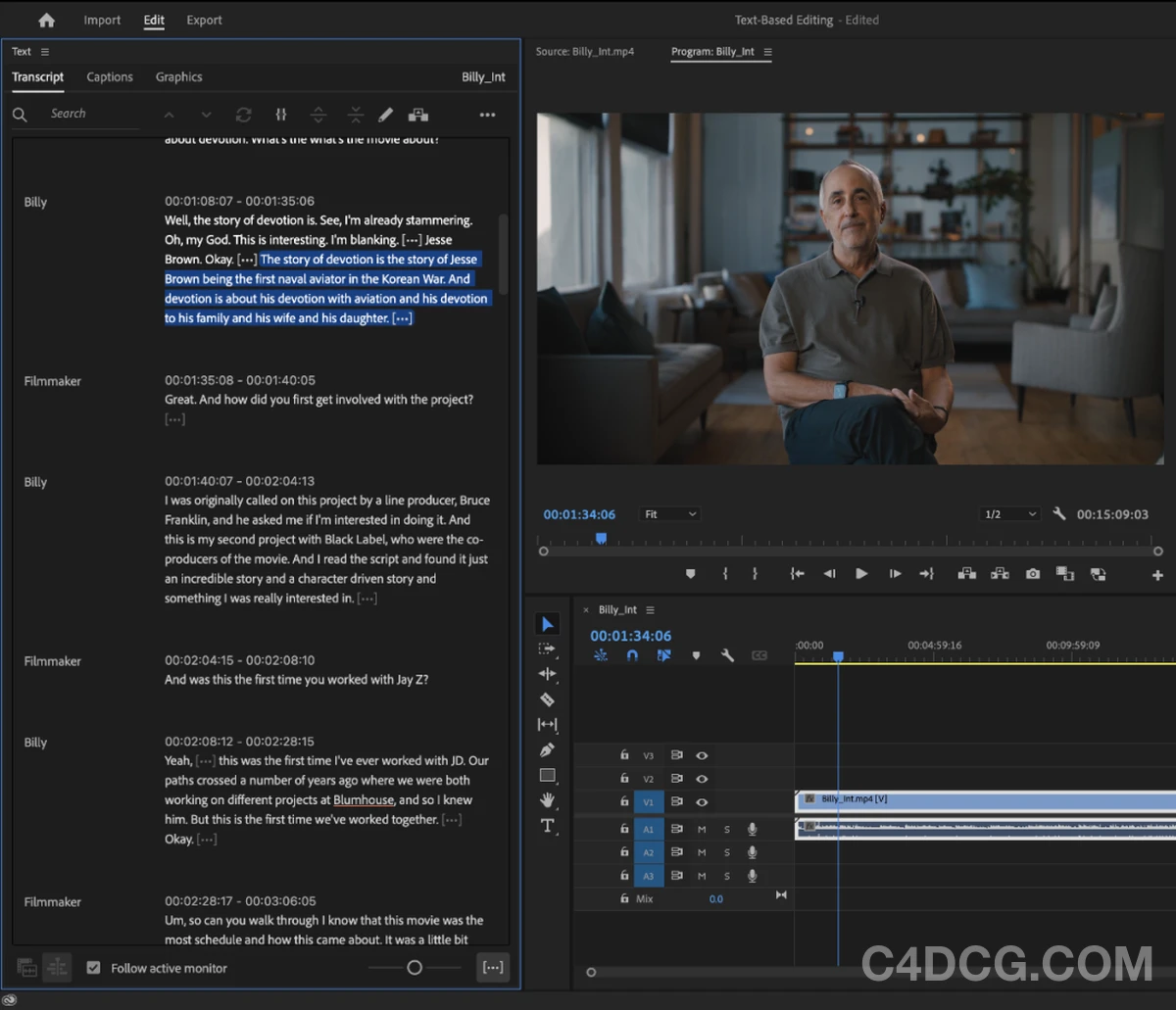 Adobe 发布新功能:Premiere新增基于文本视频编辑粗剪|After Effects新的属性面板