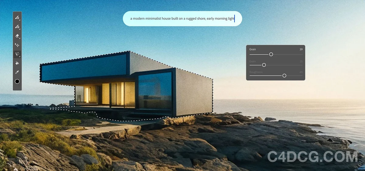 Adobe Firefly v25.0.0.2265 For Photoshop 图像 AI 智能填充工具