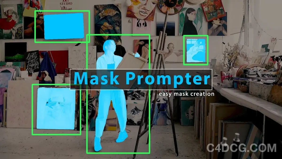 Mask Prompter v2.2.23 Fro After Effects 智能蒙版快速抠像插件