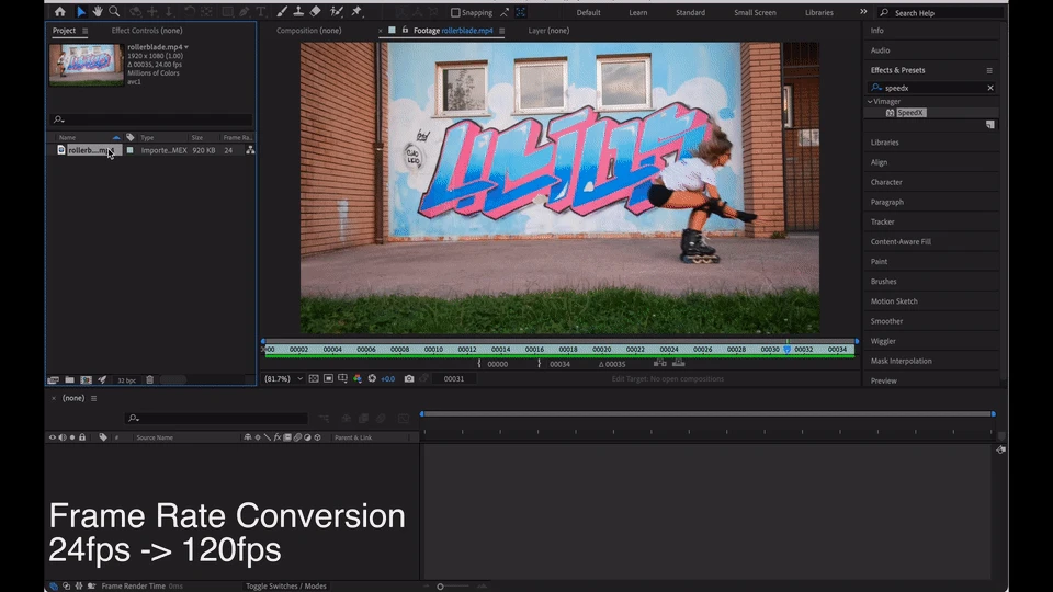 SpeedX v1.2.0.1 fro AE/PR 视频时间伸缩插件