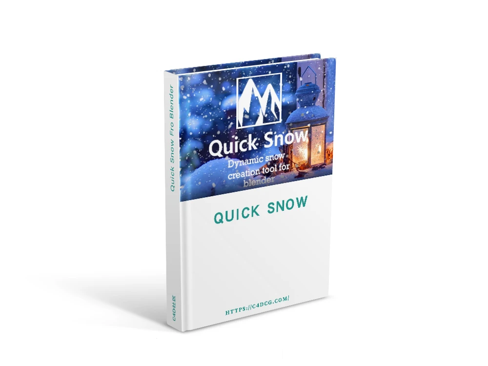 Quick Snow V3.2 Fro Blender 快速风雪景材质插件
