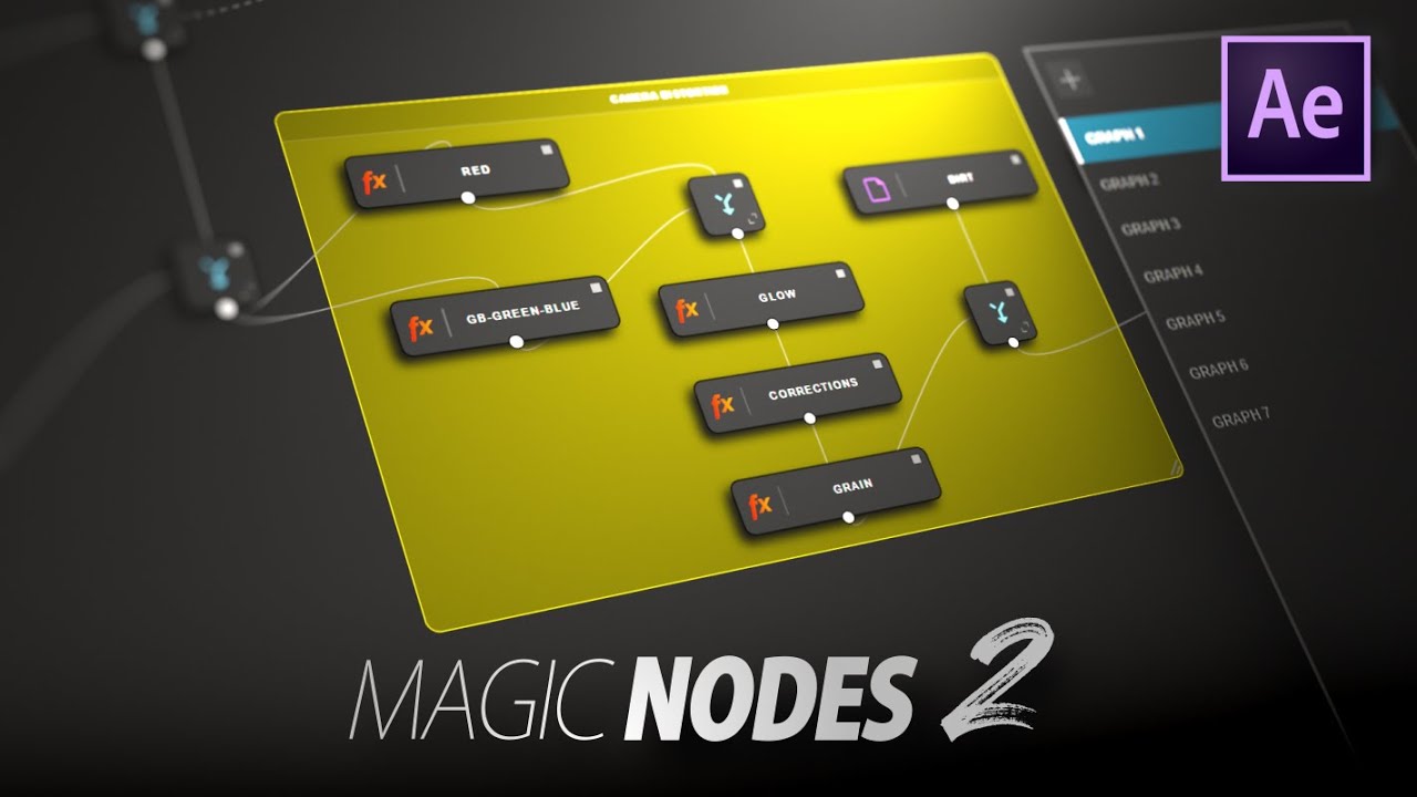 Magic Nodes v2.0.1 Fro After Effects Node special effects synthesis plugin