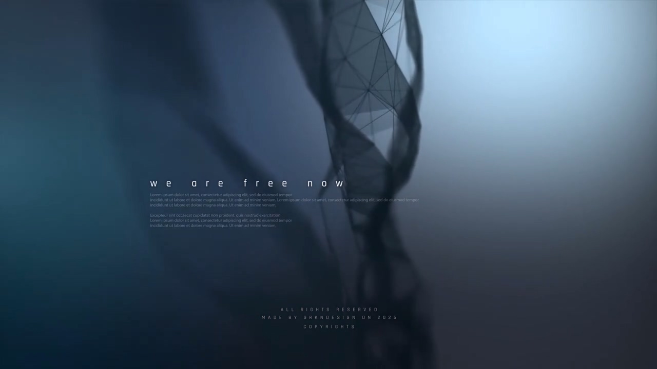 大气优雅简洁文字标题开场动画 Luminous Inspiring Titles