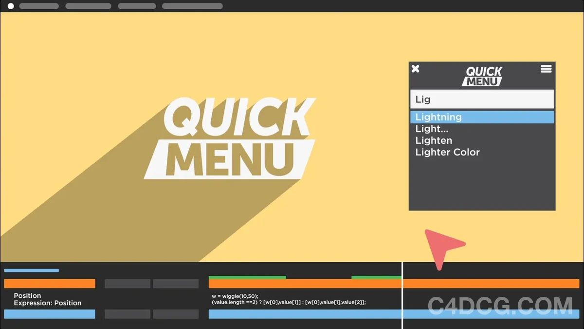 Quick Menu v3.1.0 Fro After Effects 2015-2024 菜单命令查找插件