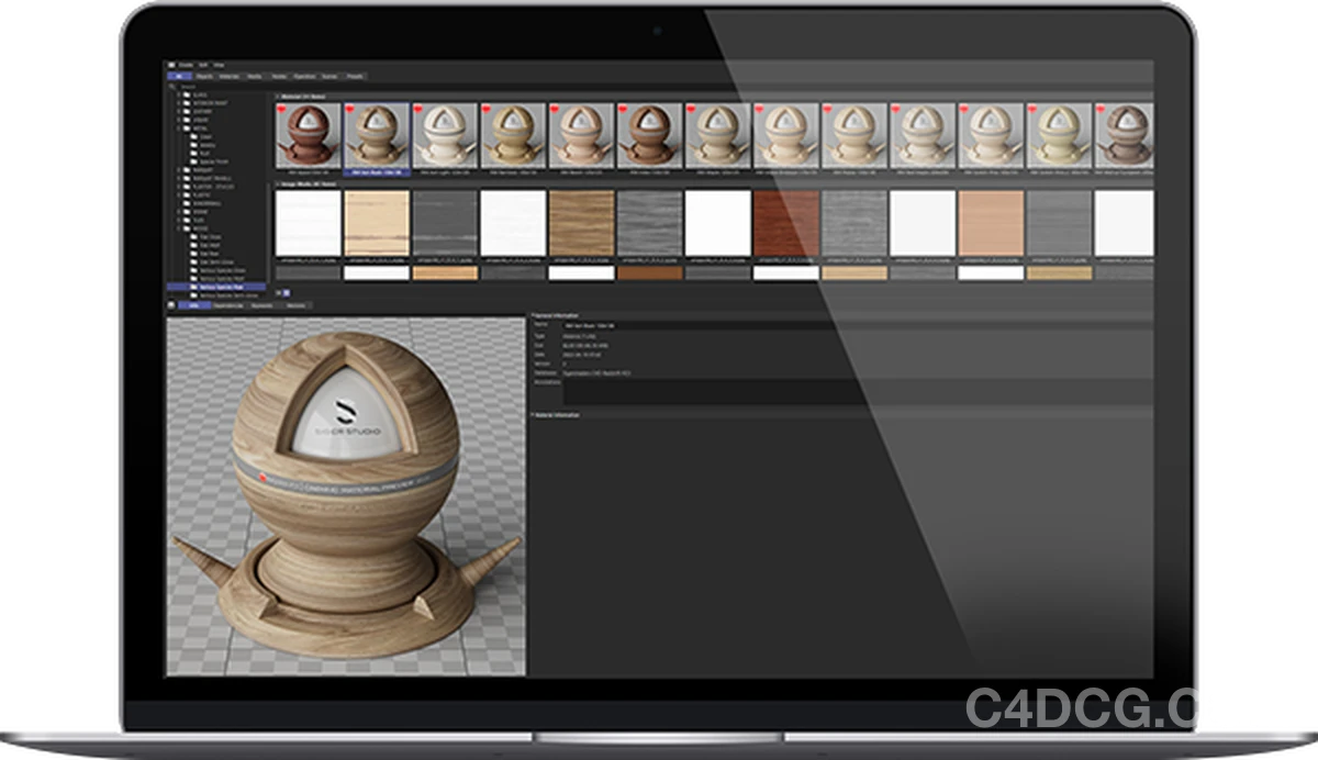 SIGERSHADERS XS Material Presets Studio V7.0.3 Fro 3DS MAX 材质预设库插件