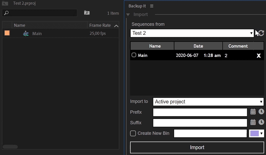 Backup It! v1.0.0 fro Premiere 序列备份脚本
