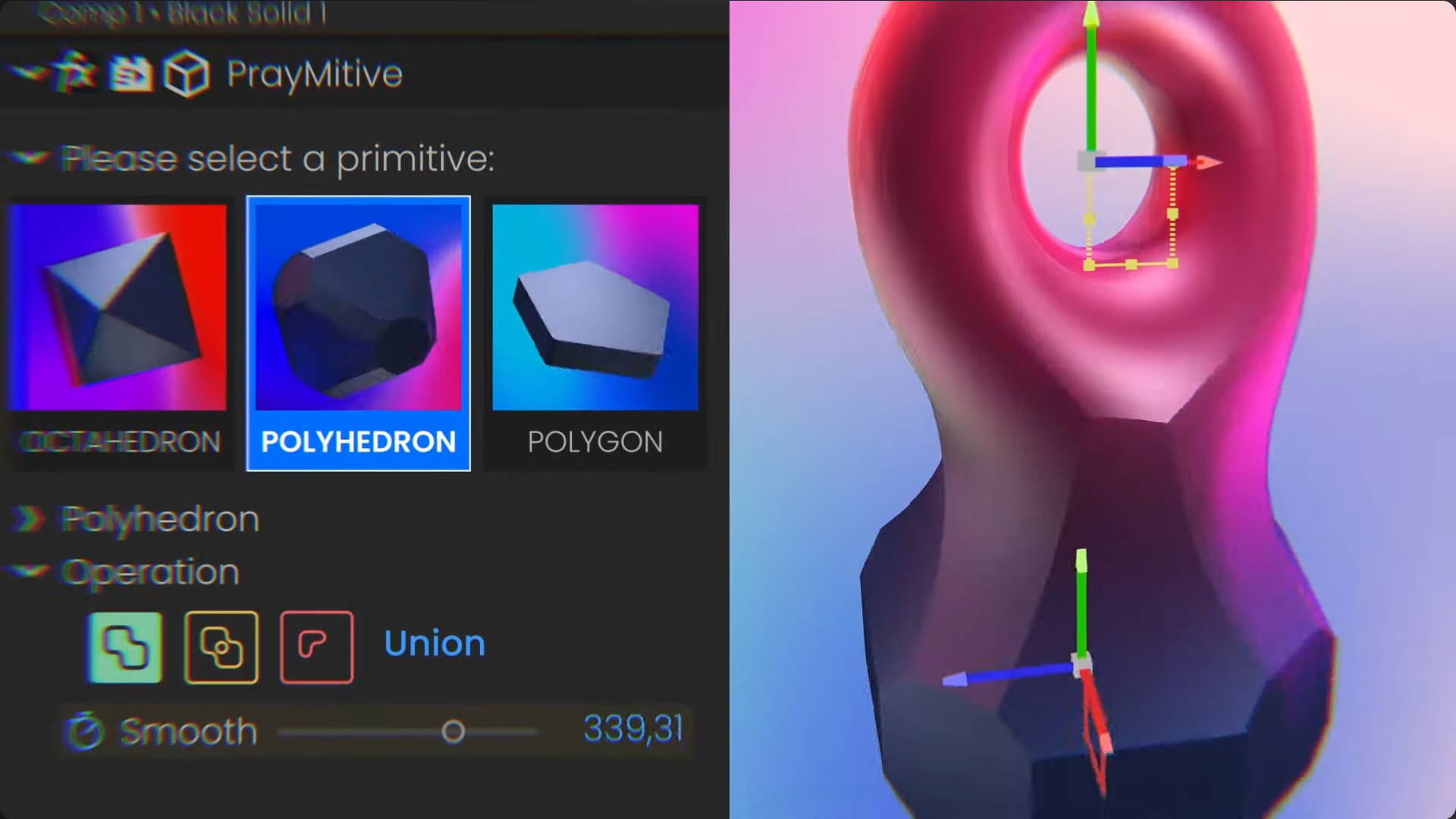 PrayMitive 1.1.2 fro After Effects 三维图形动画生成插件