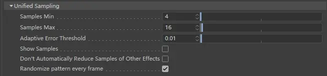Redshift 渲染设置：如何正确的设置Redshift采样