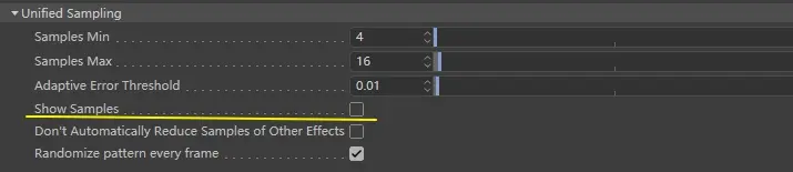 Redshift 渲染设置：如何正确的设置Redshift采样