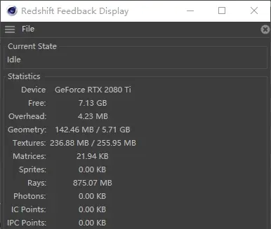 20231227112332114 Redshift 渲染设置:Memory 内存设置