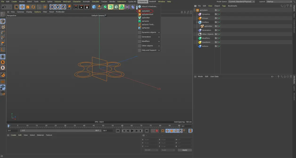X-particles 使用文档：xpSystem