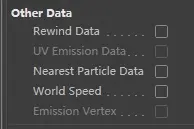X-particles 使用文档:Extended Data