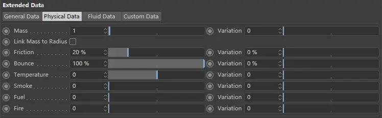 X-particles 使用文档：Extended Data