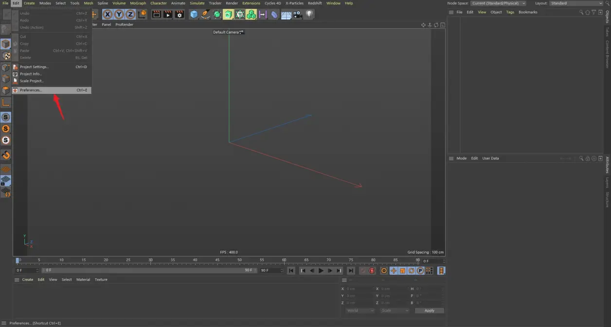 X-particles 使用文档：Preferences