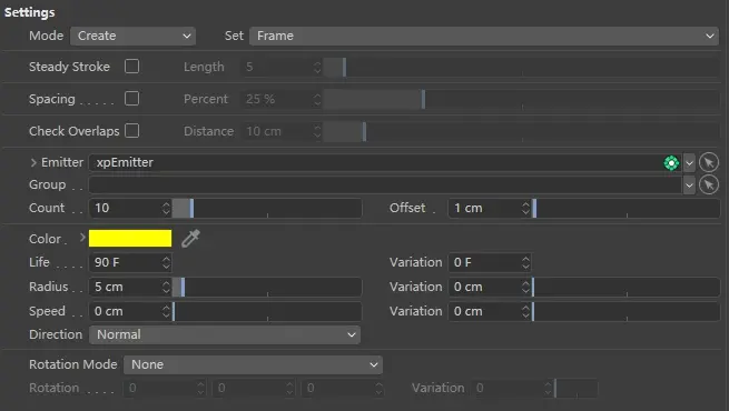 X-particles 使用文档：Painter