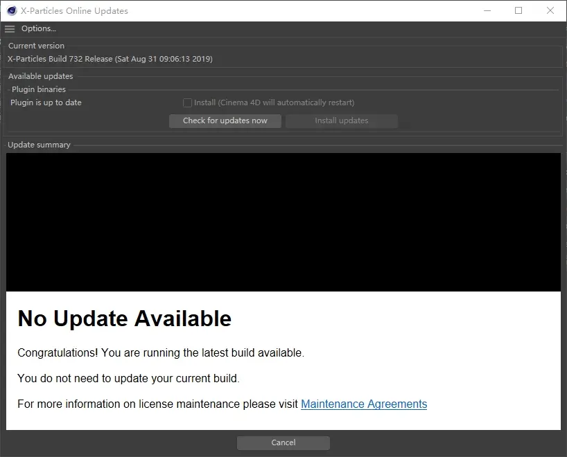 X-particles 使用文档：Main Menu