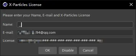 X-particles 使用文档：Main Menu