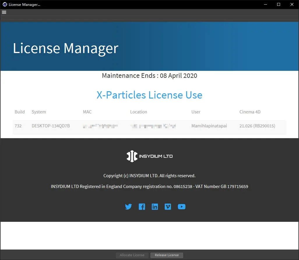 X-particles 使用文档：Main Menu