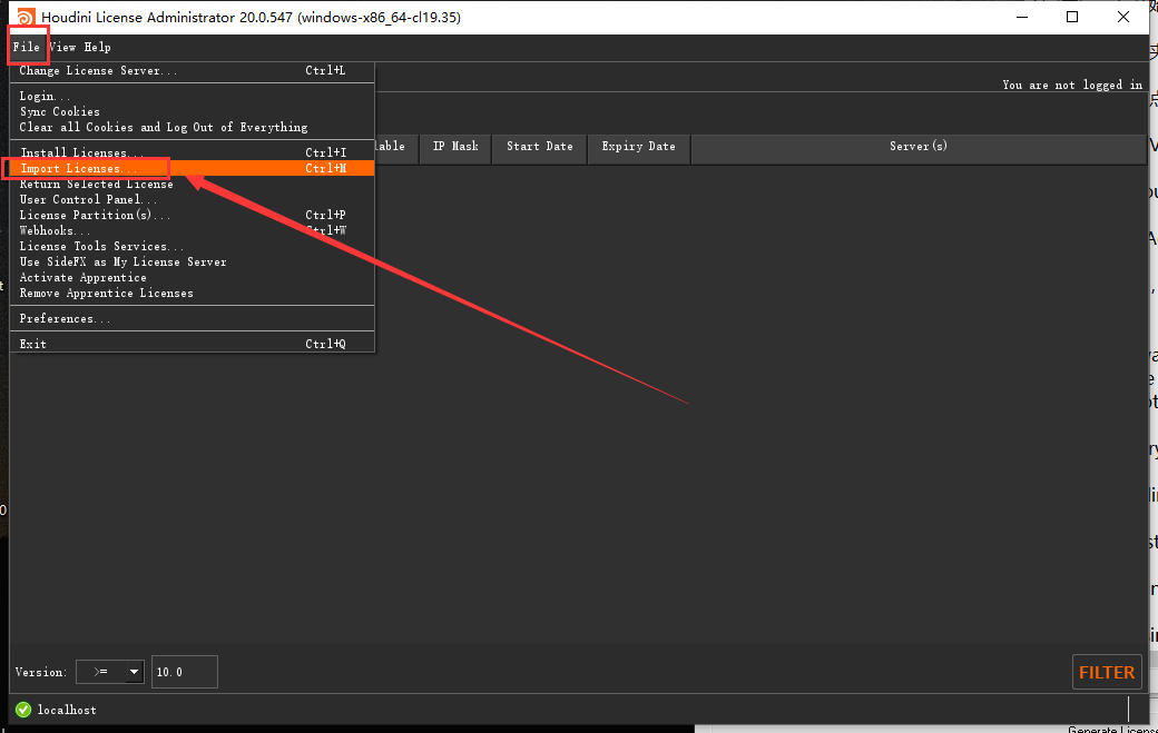 SideFX Houdini FX v20 安装教程