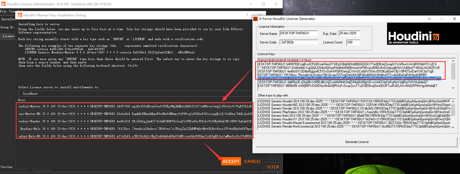 SideFX Houdini FX v20 安装教程