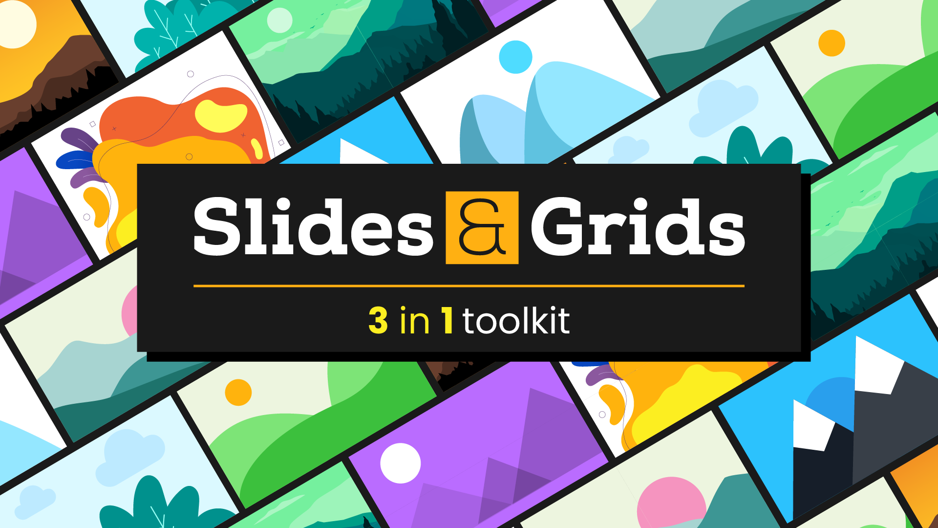 Slides &amp; Grids V1.30 fro After Effects 照片墙滑动脚本