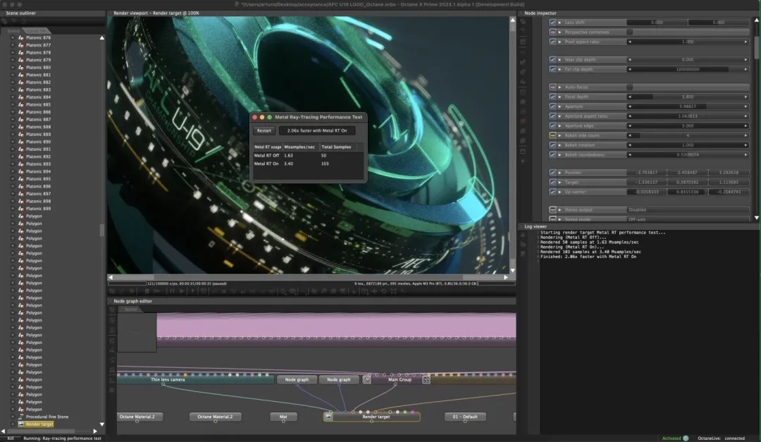Octane 2024稳定版来了！更少的内存，更好的性能！即将加入AI生成和贴花功能。