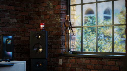 公寓电竞房客厅卧室场景 bledner模型 Apartment Interiors