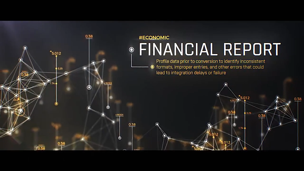 科技感点线背景文字标题字幕片头 Hermes Digital Titles 24533456