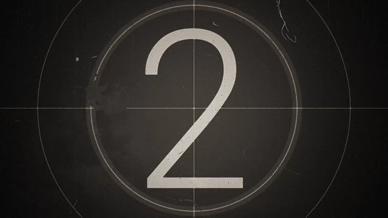 复古倒计时片头 Retro Countdown Opener 56385480