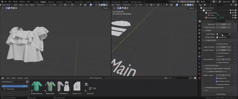 布料重拓扑神器，让你只留细节不流汗