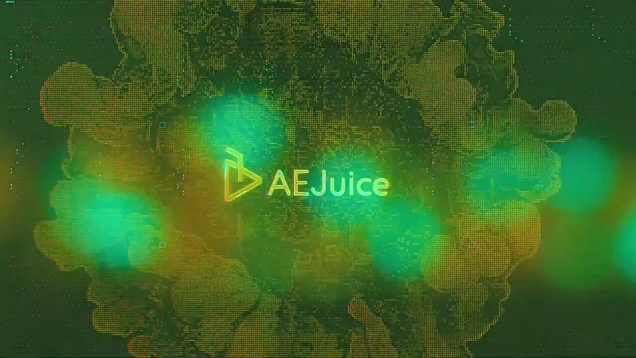 AE模板+PR预设 信号损坏科技感毛刺Logo动画 AEJuice Cyberpunk Glitch Logo Animation