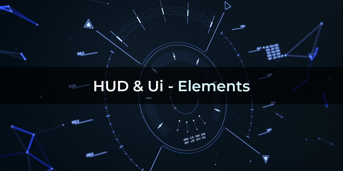 HUD & Ui Elements v1.15 for Blender科技感元素动画生成插件