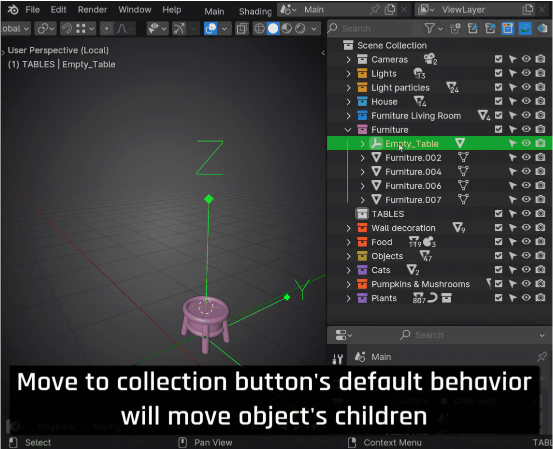 Outliner Pro v0.1.1 for Blender 大纲模型整理插件