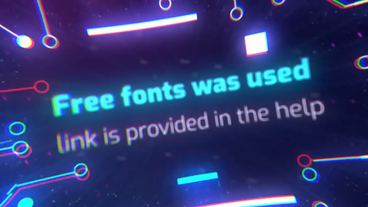 科技感线条文字片头 Hud Tech Opener 51564850