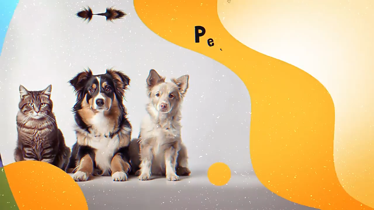 萌宠动物食品网上商店宣传介绍展示包装动画 Pets Food Online Store 250407002