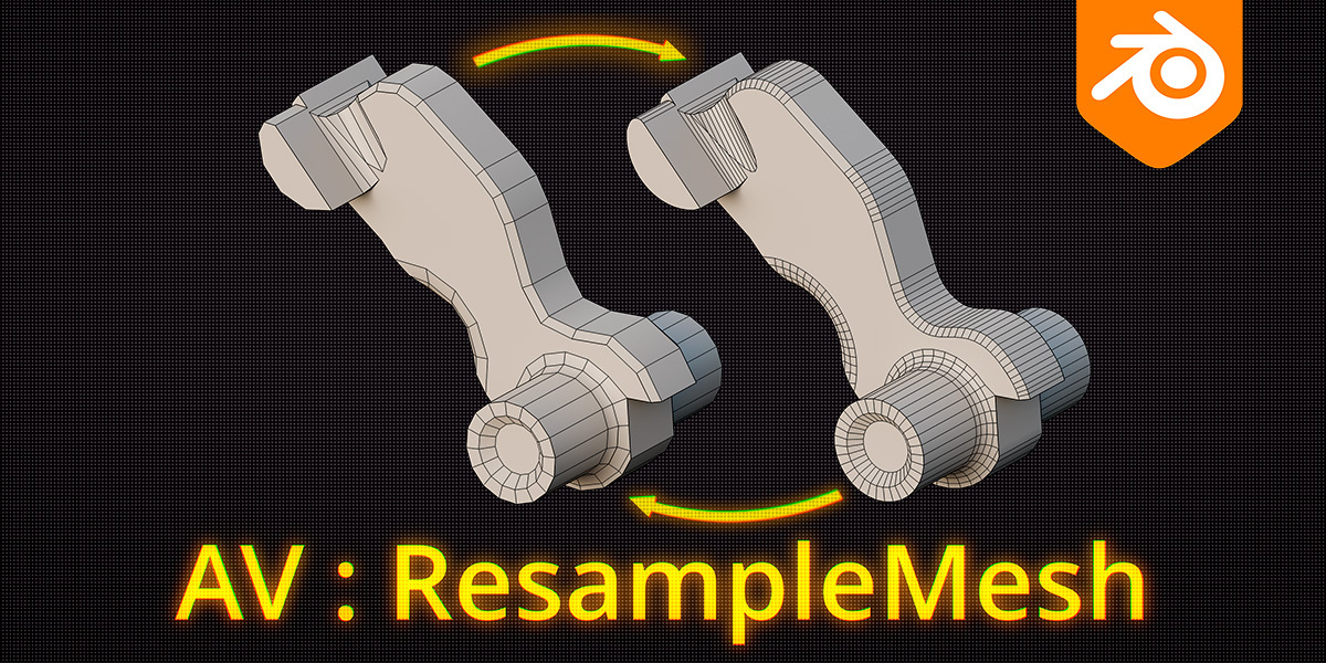 Resample Mesh v1.0.6 fro blender 重塑几何结构插件