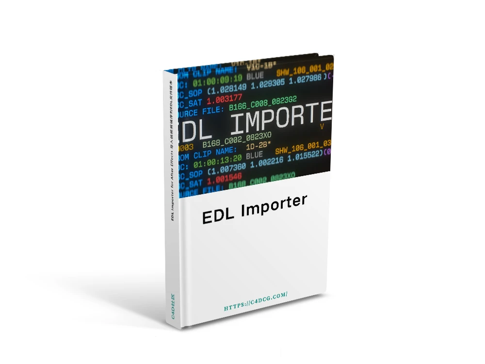 EDL Importer 1.0 for After Effects 导入视频剪辑序列EDL文件脚本