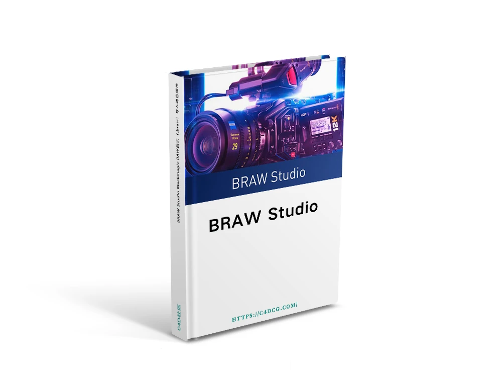 BRAW Studio v3.3.8 Blackmagic RAW格式（.braw）导入调色插件