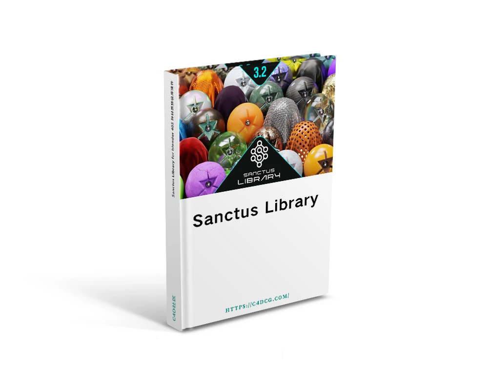 Sanctus Library v3.2.1 for blender 405 种材质预设库插件