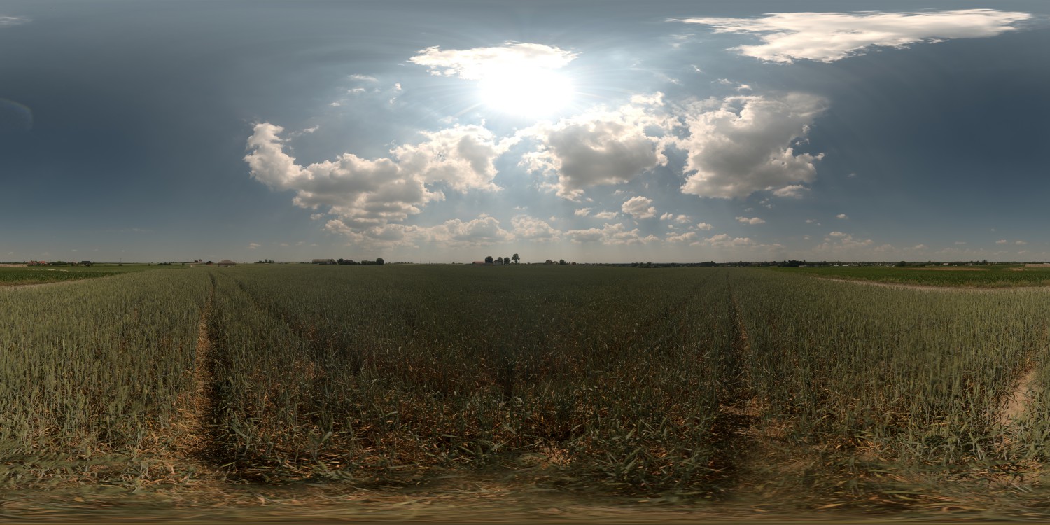 蓝天白云草地HDR天空贴图202505041