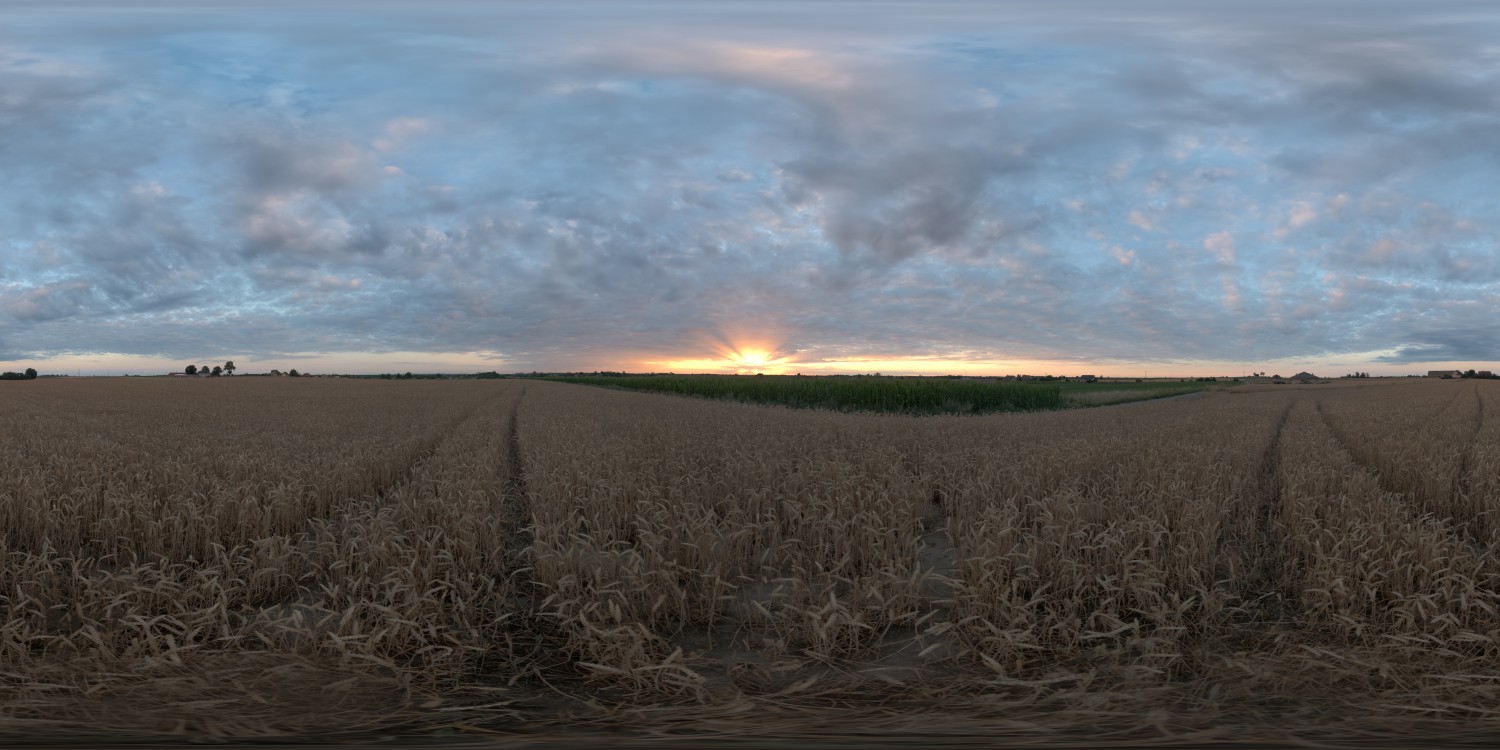 蓝天白云草地HDR天空贴图202505043